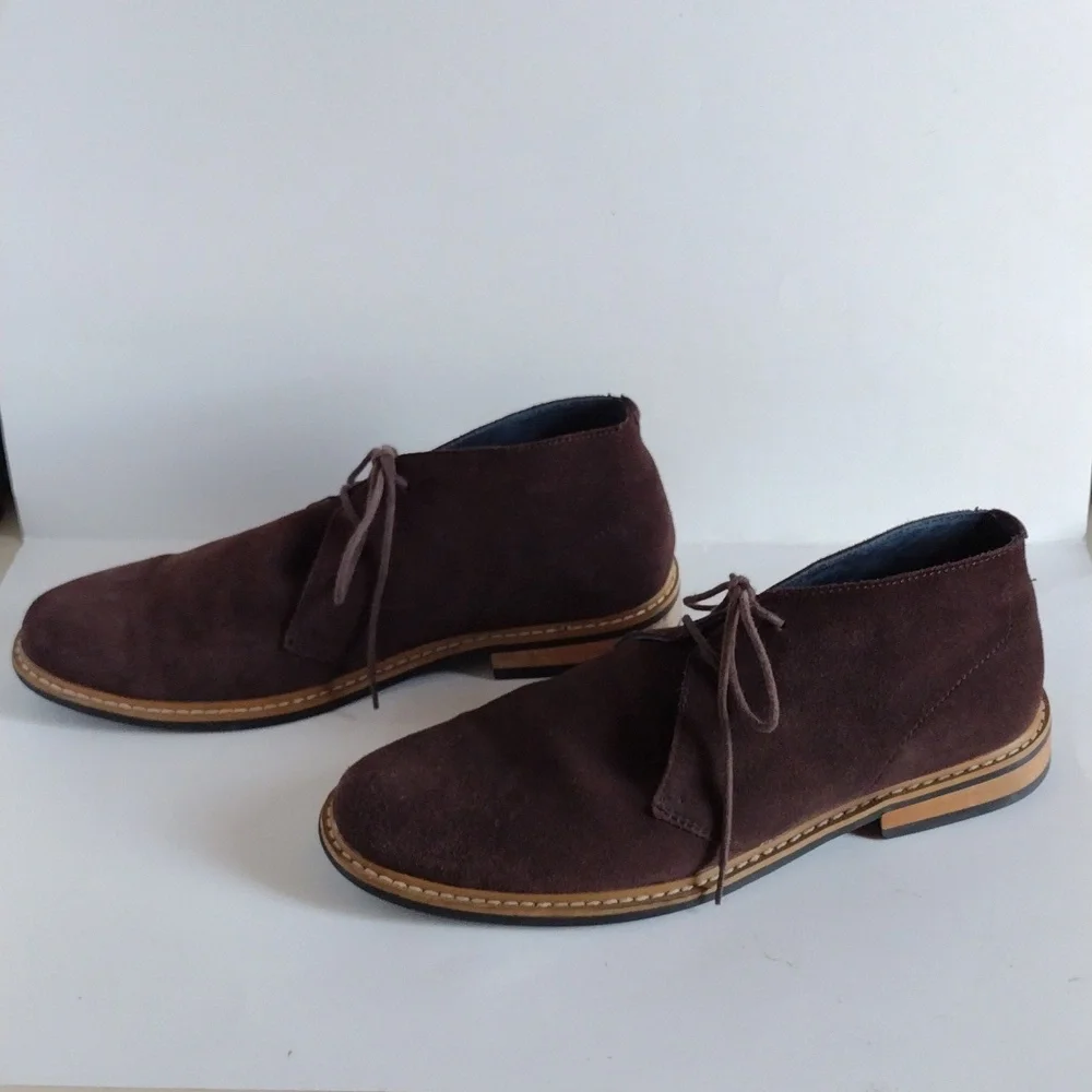 Joseph  Abboud Thomas Men's Brown Suede Chukka Boots 10.5